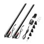 2 pcs. 12 V linear actuator sets, 760 mm, IP54 protection