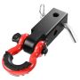 D-Shape 2-inch Aluminum Alloy Chain with Pin, 66,000 lbs Breaking Strength, Towing Attachment