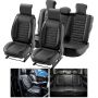 Universal car seat covers, 9 pieces, artificial leather