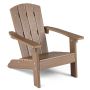Lasten Adirondack-tuoli, 105° selkänoja, ruskea/vaaleanpunainen/turkoosi/valkoinen, 53,34 × 52,07 × 63,5 cm