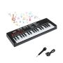 Children's Electric Piano Keyboard, 8 Rhythms, 8 Tones, 40.64 × 15.24 × 3.81 cm