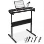 Children's electronic keyboard, 61 keys, Black, 60.5 × 18 × 5 cm