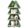 Children's corner bookshelf, 4-tier, 44 × 44 × 123.5 cm