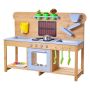 Lasten ulkomutakeittiö VEVOR AC8290, 4 keittolevyä, 122 × 42,5 × 93 cm