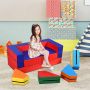 Modulaarinen lasten vaahtomuovisohva, 3-in-1, 94 × 36 × 47 cm
