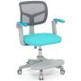 Lasten työtuoli, 360° kääntyvä istuin, 57 × 55 × 80–91 cm