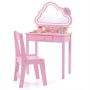 Children's dressing table, with chair, 59 × 35 × 103.5 cm