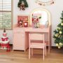 Children's dressing table, with chair, 80 × 41 × 97 cm
