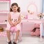 Children's dressing table, with stool, 70 × 101 × 34 cm