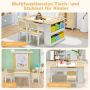 Lasten maalausteline, 2-in-1, 43 × 24 × 21 tuumaa