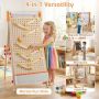 Children's easel, double-sided, 66 × 104.1 × 50.8 cm