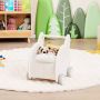 Baby shopping cart, walker, White, 17.5 × 16 × 2 inches