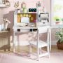 Children's desk, with chair, White, 110 × 60 × 110 cm