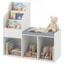 Children's reading corner, 3 storage compartments, 80 × 29.5 × 81.5 cm