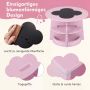 Children's table and stool set, 4 stools, Pink, Ø 70 × 49 cm