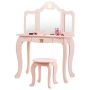 Children's dressing table, with stool, 80 × 107 × 43 cm
