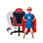 Lasten pelituoli Huzaro Ranger 1.0 Spider Mesh, 80–150 cm pitkille lapsille, 57 × 51 × 25 cm