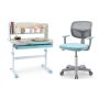 Children's desk and computer chair set, 1 table and 1 chair, 80 × 51 × 81.5–104 cm