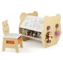 Children's Art Station and Chair Set, 3-in-1, 59.69 × 60.96 × 60.96 cm