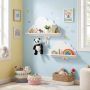 Children's hanging shelves, 2 pcs, White