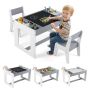 Children's furniture set, table and 2 chairs, 80.01 × 48.26 × 48.26 cm