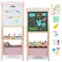 Children's easel, double-sided, 44 × 40 × 102–126 cm