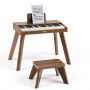 Lasten digitaalipiano VEVOR SLW99802D, 37 kosketinta ja tuoli, 66 × 40,5 × 55 cm