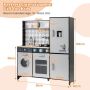 Children's Play Kitchen, Grey, 91 × 102 × 30 cm