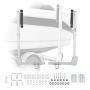 Venetrailerin ohjaimet VEVOR XC2182, 2 kpl, 535 × 125 × 1050 mm