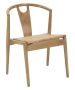 Dining chairs Japan, 2 pcs, Brown, 56 × 76 × 53 cm