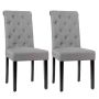 Dining chair set, 2 pcs, 60.96 × 100.33 × 43.18 cm