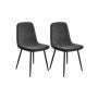 VASAGLE dining chair set, 4 pcs, 43.5 × 85.5 × 55 cm