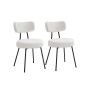 Dining chair set VASAGLE KDC110B01, 2 pcs, 59 × 82.5 × 48.5 cm