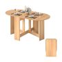 Dining table, multifunctional, foldable, 163 × 80 × 75 cm