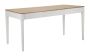 Dining table Matera, white/brown, 180 × 80 × 90 cm