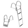 Лестница для лодки VEVOR 8331SH3, 3 ступени, 45 × 10 × 34 см