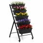 Vertical planting system, 5-tier, 5 modules, 58.42 × 68.58 × 116.84 cm