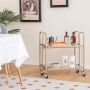 Kitchen cart, 2-tier, 66 × 72.4 × 40.6 cm