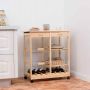 Keittiökärry, 2 laatikkoa, 26,5 × 14,5 × 29,5 tuumaa