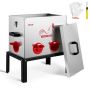 Кормушка для кур VEVOR SS-00195, 6 кормовых отверстий, 46,2 × 50,5 × 31,5 см