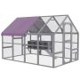 Chicken coop PawHut 280x185.5x188cm., gray