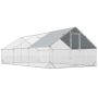 Chicken coop PawHut 300x600x200cm., silver color