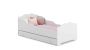 Children's bed Anna with drawer and mattress 144 cm x 75 cm x 63 cm
