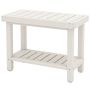 Bathroom shelf, 2-tier, 61 × 30.5 × 48.3 cm