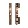 Bathroom cabinet, 3 doors, Brown, 20 × 180 × 20 cm