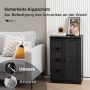 Bathroom cabinet, 4 drawers, 56 × 82 × 30 cm