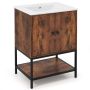 Bathroom cabinet, With washbasin, 61 × 87 × 46 cm