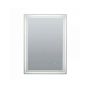 Bathroom mirror, LED lighting with heating, 70 × 50 × 3 cm