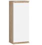 Hanging display cabinet NORE CLP H40, oak/white