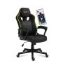 Pelituoli Huzaro Force 2.5 RGB Carbon Mesh, Musta, 68 × 56 × 23 cm